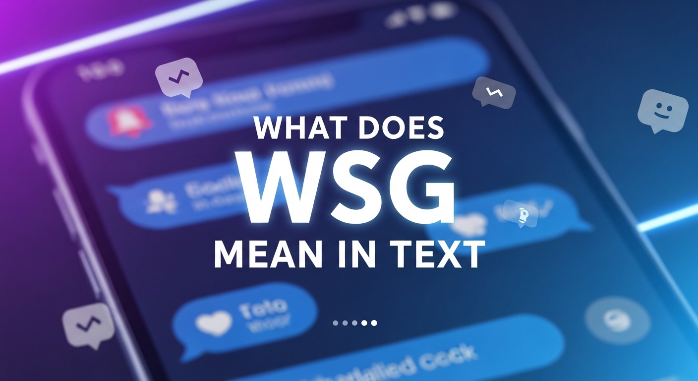 What Does WSG Mean in Text