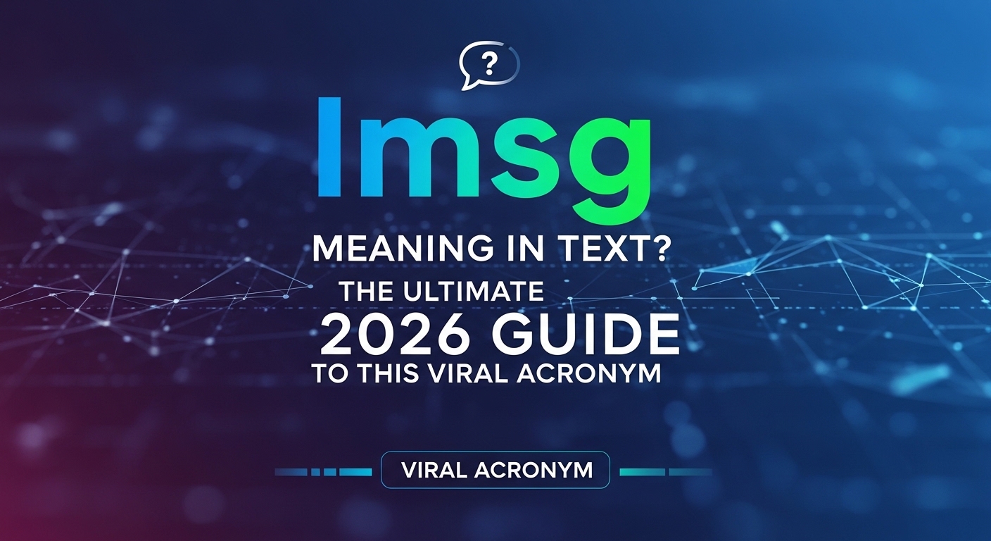 Imsg Meaning in Text