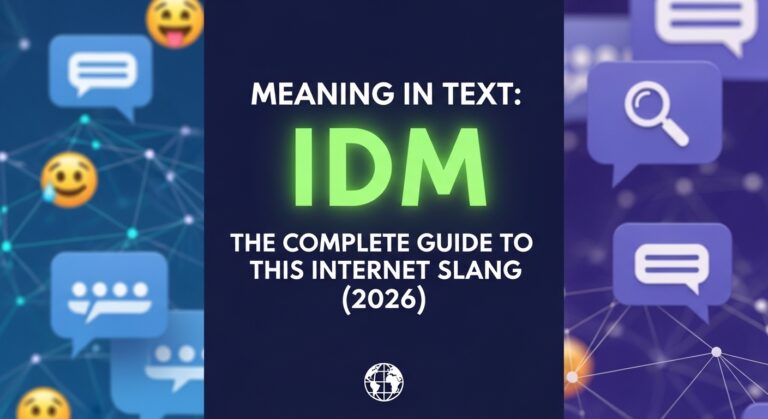 IDM Meaning in Text