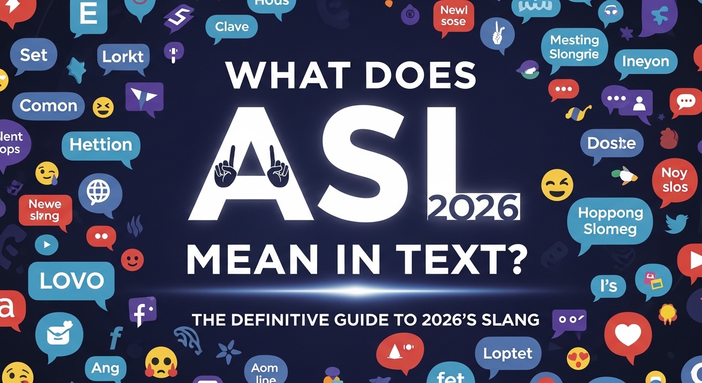 What Does ASL Mean in Text? The Definitive Guide to 2026's Slang - PunLingo