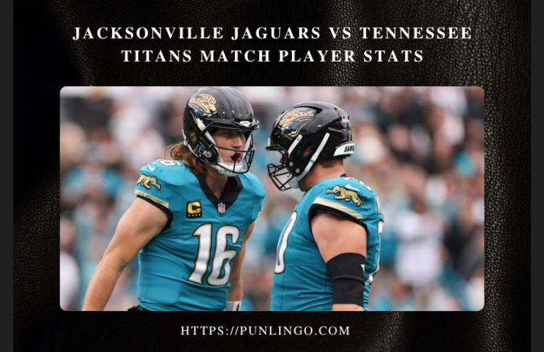 jacksonville jaguars vs tennessee titans match player stats