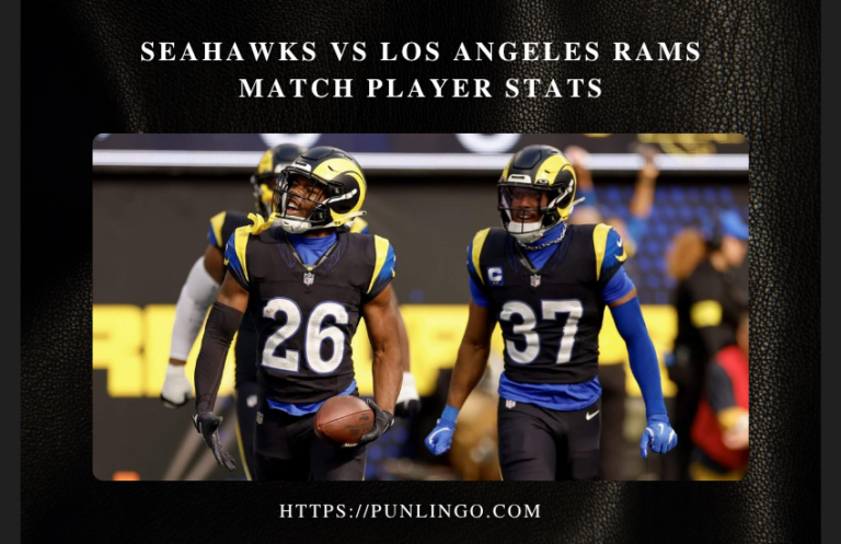 seahawks vs los angeles rams match player stats