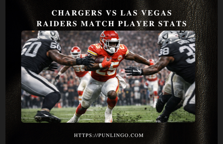 chargers vs las vegas raiders match player stats