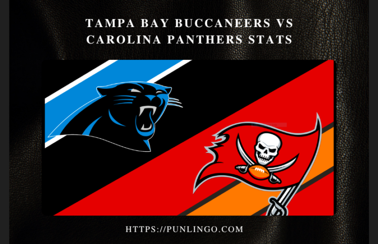 tampa bay buccaneers vs carolina panthers stats