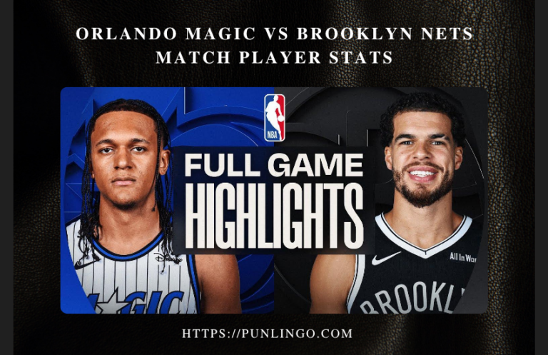 orlando magic vs brooklyn nets match player stats