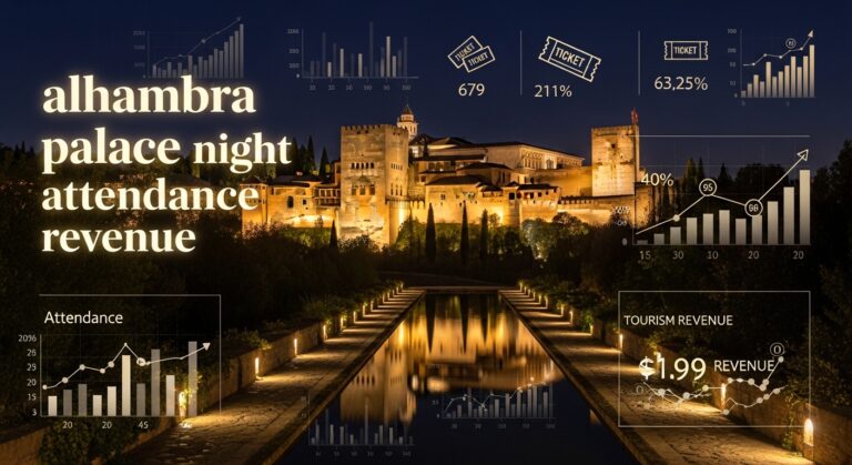alhambra palace night tour attendance revenue